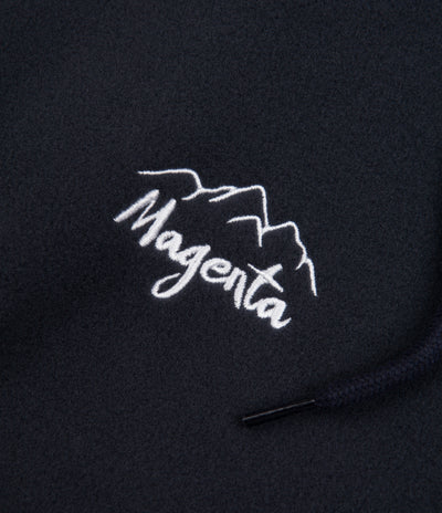 Magenta MTN Fleece Hoodie - Dark Navy