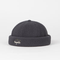 Magenta Sherpa Sailor Beanie - Dark Charcoal thumbnail