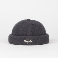 Magenta Sherpa Sailor Beanie - Dark Charcoal thumbnail