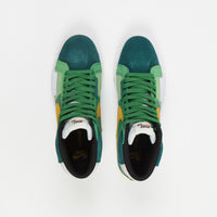 Nike SB Blazer Mid Mosaic Shoes - Aloe Verde / University Gold - Rainforest thumbnail