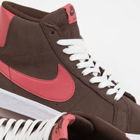 Nike SB Blazer Mid Shoes - Baroque Brown / Adobe - Baroque Brown - White thumbnail