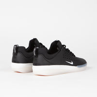 Nike SB Nyjah 3 Shoes - Black / White - Black - Summit White thumbnail