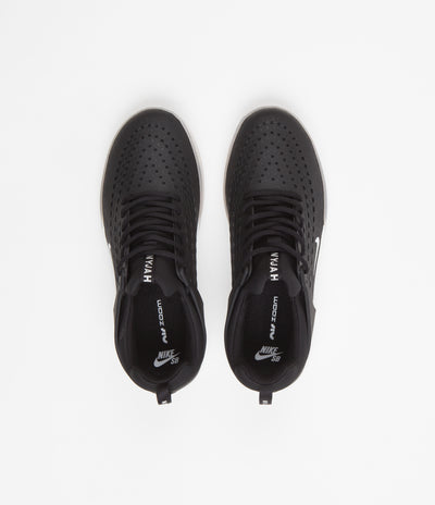 Nike SB Nyjah 3 Shoes - Black / White - Black - Summit White
