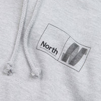 North N Logo Hoodie - Grey / Black thumbnail