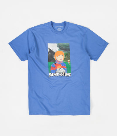 Fucking Awesome Painted Aidan T-Shirt - Iris