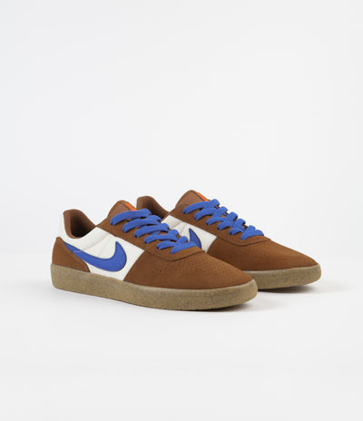 Nike SB Team Classic Shoes - Light British Tan / Pacific Blue - Pale Ivory