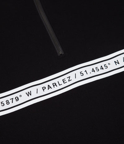 Parlez Payne 1/4 Zip Sweatshirt - Black