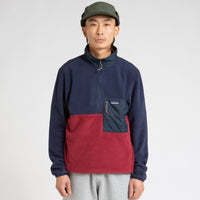 Patagonia Microdini 1/2 Zip Pullover Fleece - Wax Red thumbnail