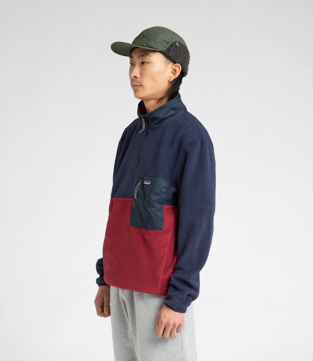 Patagonia Microdini 1/2 Zip Pullover Fleece - Wax Red | Flatspot