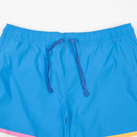 Patagonia Stretch Wavefarer 16" Volley Shorts - Bottom Leg Stripe: Joya Blue thumbnail