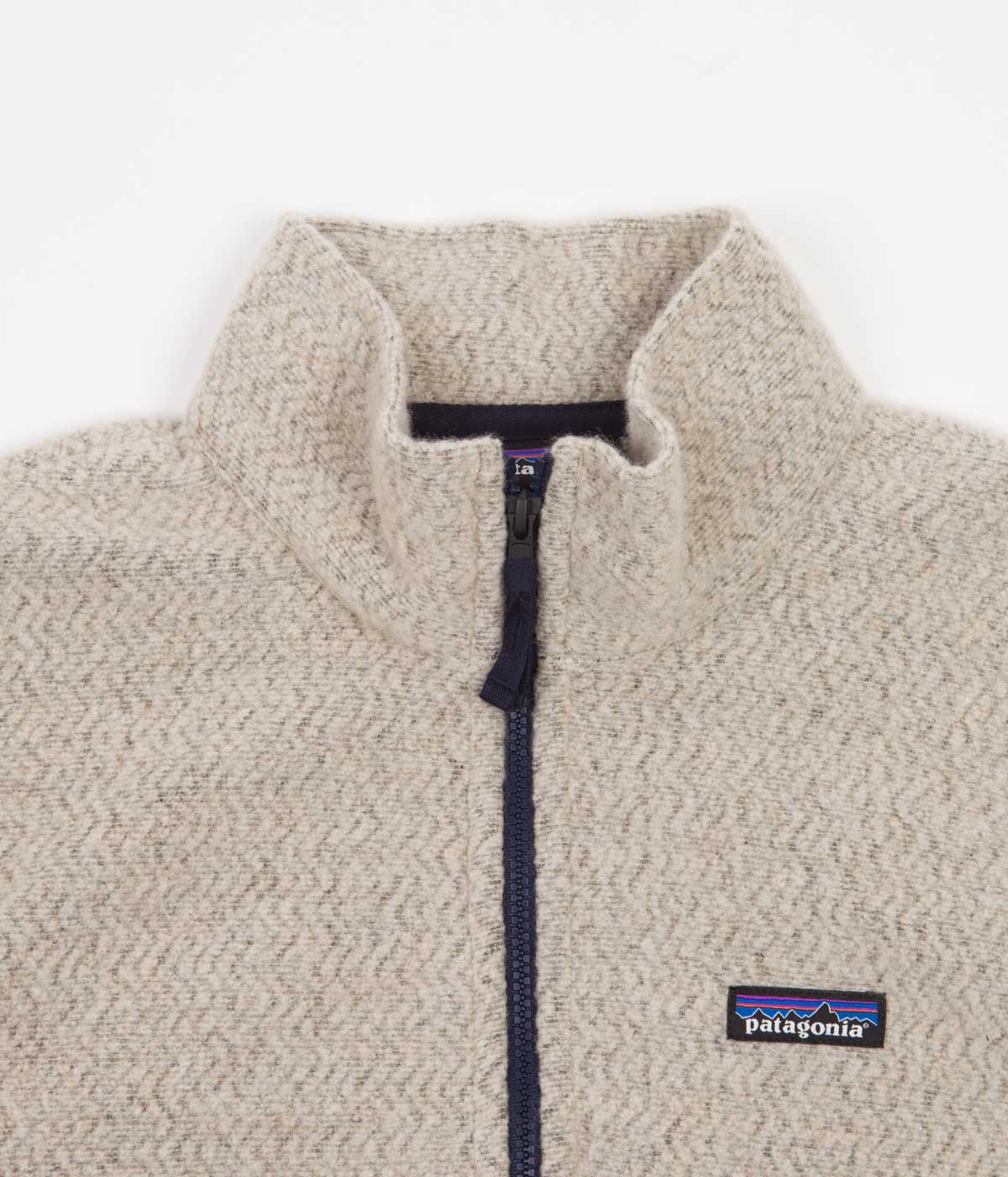 Patagonia Woolyester Fleece Jacket Oatmeal Heather Flatspot