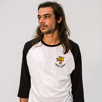 Brixton Lovin' 3/4 Sleeve T-Shirt - White / Black thumbnail