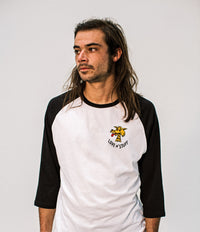 Brixton Lovin' 3/4 Sleeve T-Shirt - White / Black