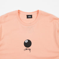 Stussy 8 Ball Stock T-Shirt - Pale Salmon thumbnail