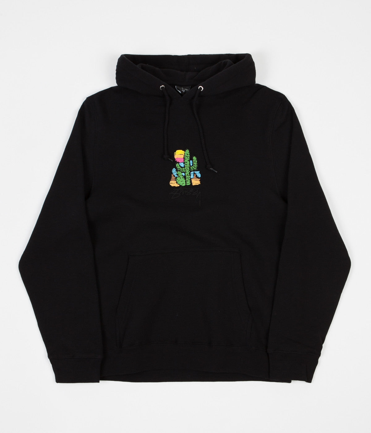 Stussy Cactus Applique Hoodie - Black | Flatspot