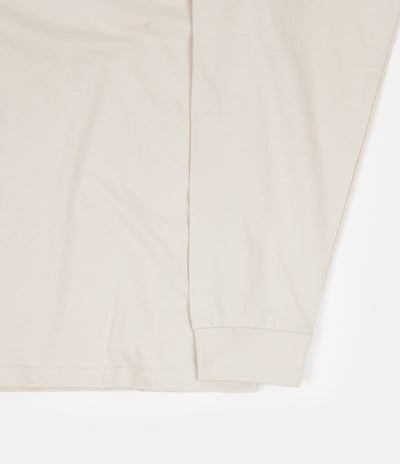 Adidas 2.0 Logo Long Sleeve T-Shirt - Halo Ivory
