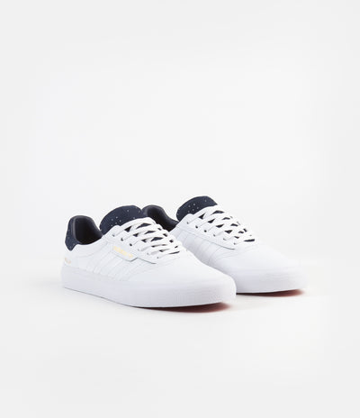 Adidas 3MC 'Jake Donnelly' Shoes - White / Collegiate Navy / Gold Metallic