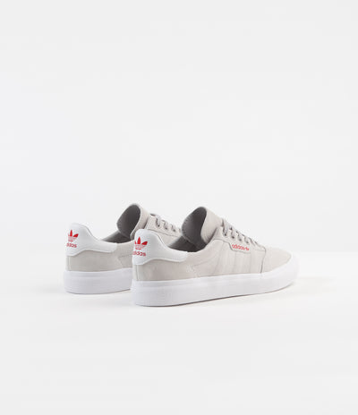 Adidas 3MC Shoes - Grey Two / White / Scarlet