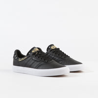 Adidas 3MC x Truth Never Told Shoes - Core Black / White / Matte Gold thumbnail