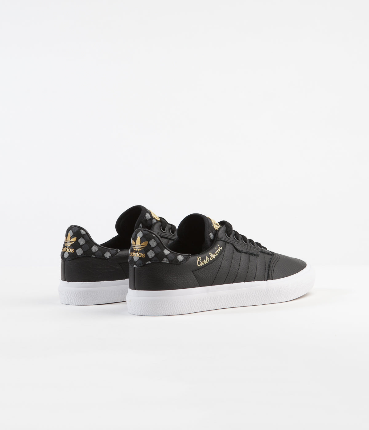 Adidas 3MC x Truth Never Told Shoes Core Black White Matte Gold Flatspot