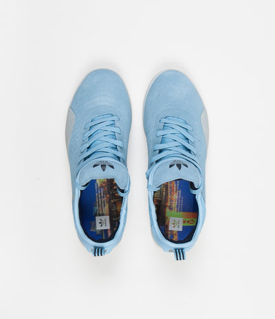 Adidas 3ST.003 'Miles Silvas' Shoes - Clear Blue / Collegiate Navy / White
