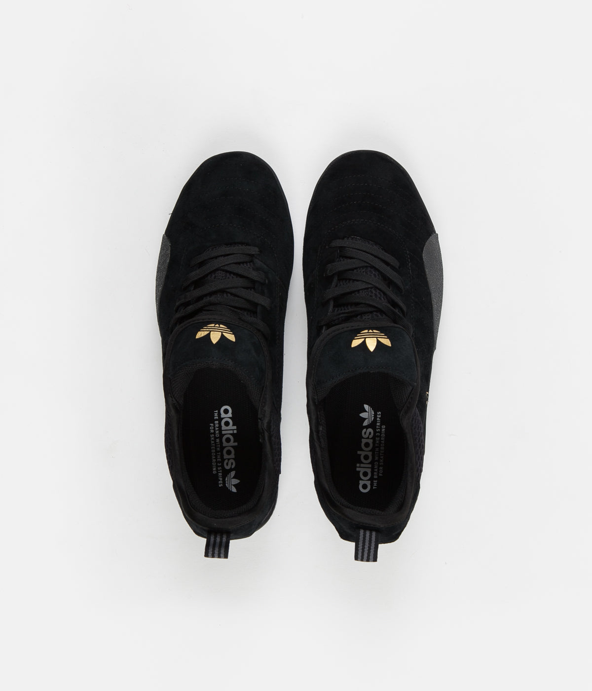 Adidas 3ST.003 Shoes Core Black White Gold Metallic Flatspot