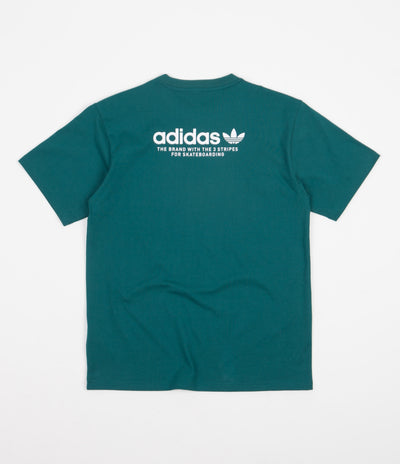 Adidas 4.0 Logo T-Shirt - Legacy Teal / White