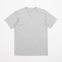 Adidas 4.0 Logo T-Shirt - Medium Grey Heather / Orange Rush thumbnail