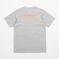 Adidas 4.0 Logo T-Shirt - Medium Grey Heather / Orange Rush thumbnail