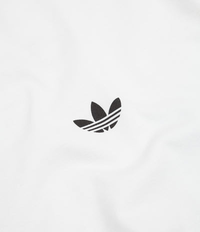 Adidas 4.0 Logo T-Shirt in White and Black / White
