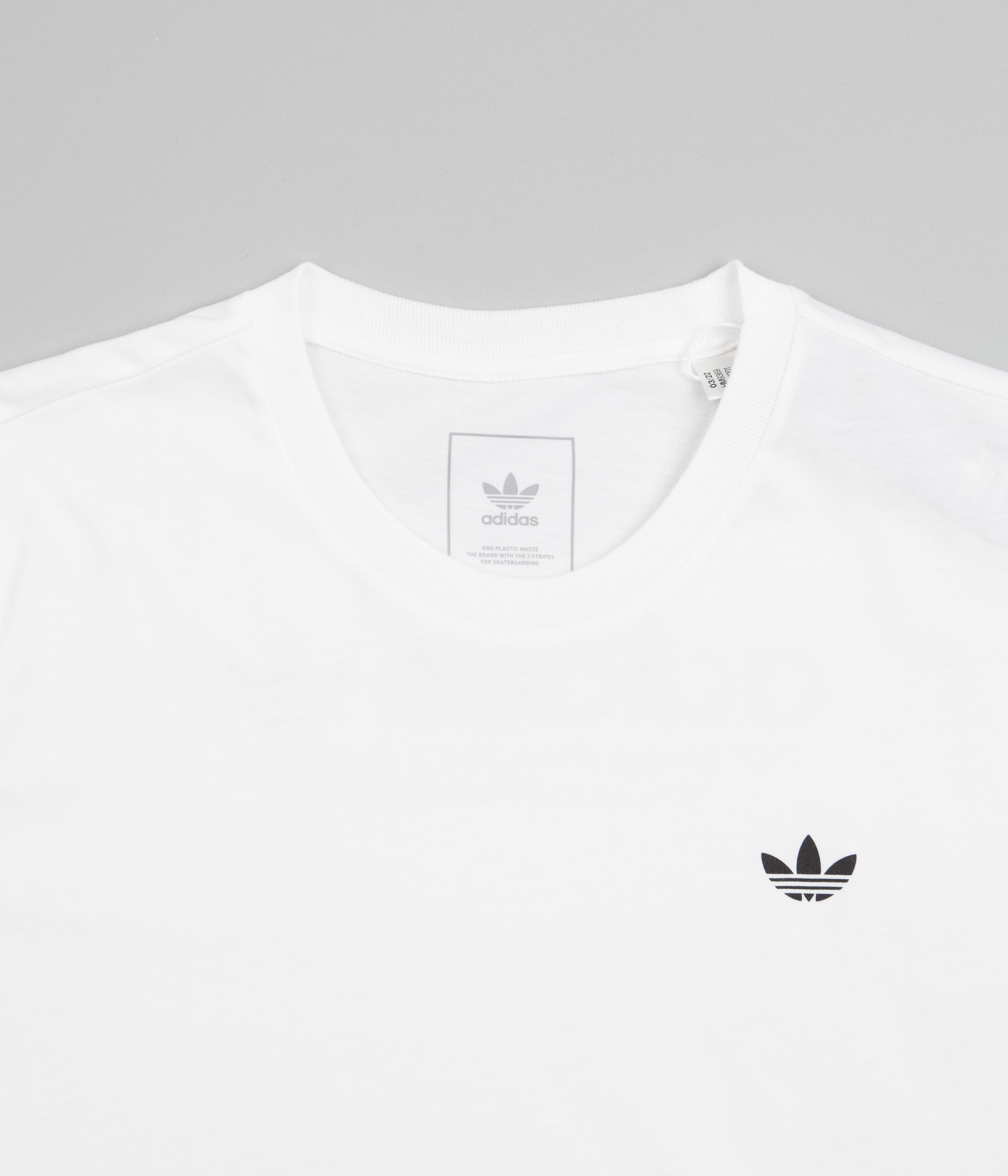 Adidas 4.0 Logo TShirt White / Black / White Flatspot