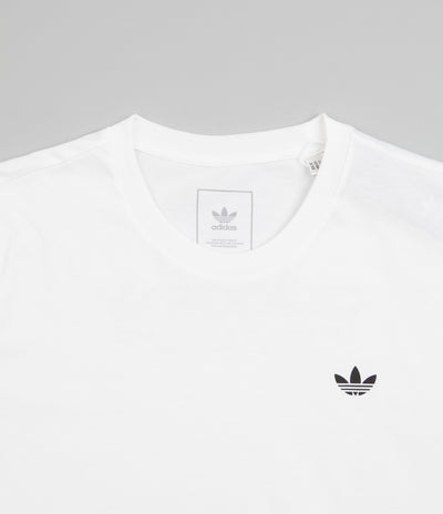 Adidas 4.0 Logo T-Shirt in White and Black / White