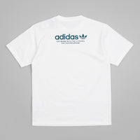 Adidas 4.0 Logo T-Shirt - White / Legacy Teal thumbnail