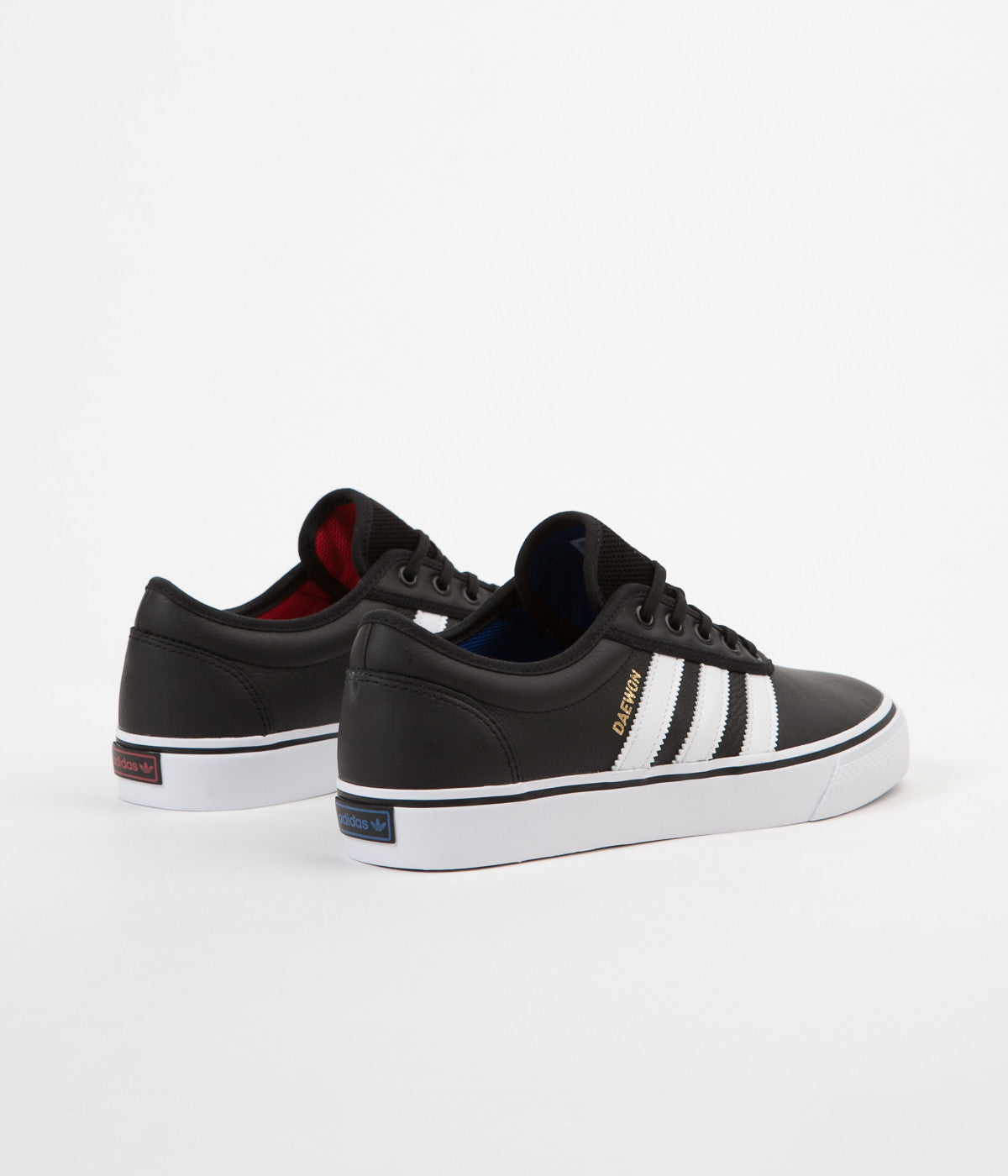 Adidas Adi Ease x Daewon Shoes Core Black White Gold Metallic Flatspot