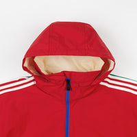 Adidas BB Snowbreaker Jacket - Bold Green / Power Red / Hi-Res