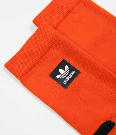 Adidas Blackbird Socks - Collegiate Orange / Core Heather