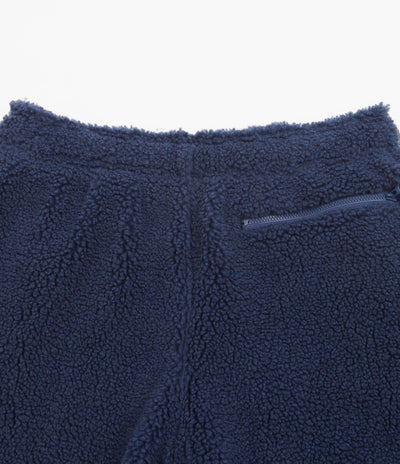 Adidas Blondey Sherpa Shorts - Mineral Blue / Reflective Silver