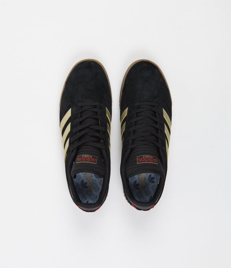 Adidas Busenitz Indoor Super Shoes - Core Black / Gold Metallic / Scar ...