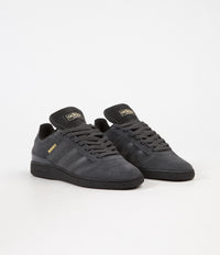 Adidas Busenitz Pro Shoes Core Black Solid Grey Gold Foil Flatspot