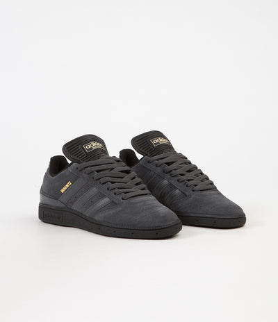 Adidas Busenitz Pro Shoes Core Black Solid Grey Gold Foil Flatspot