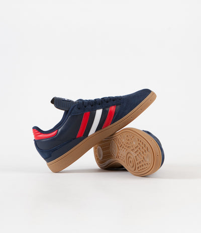 Adidas Busenitz Shoes - Collegiate Navy / Scarlet / White