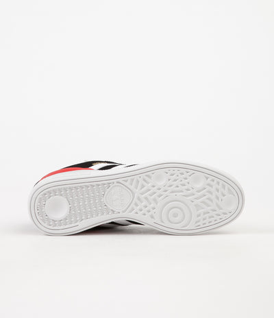 Adidas Busenitz Shoes - Core Black / FTW White / Scarlet