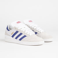 Adidas Busenitz Shoes - Crystal White / Semi Lucid Blue / Gold Metallic thumbnail