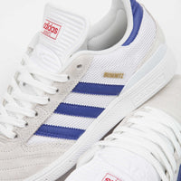 Adidas Busenitz Shoes - Crystal White / Semi Lucid Blue / Gold Metallic thumbnail