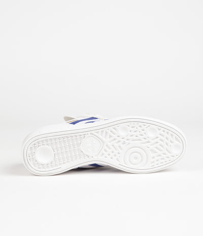 Adidas Busenitz Shoes - Crystal White / Semi Lucid Blue / Gold Metallic