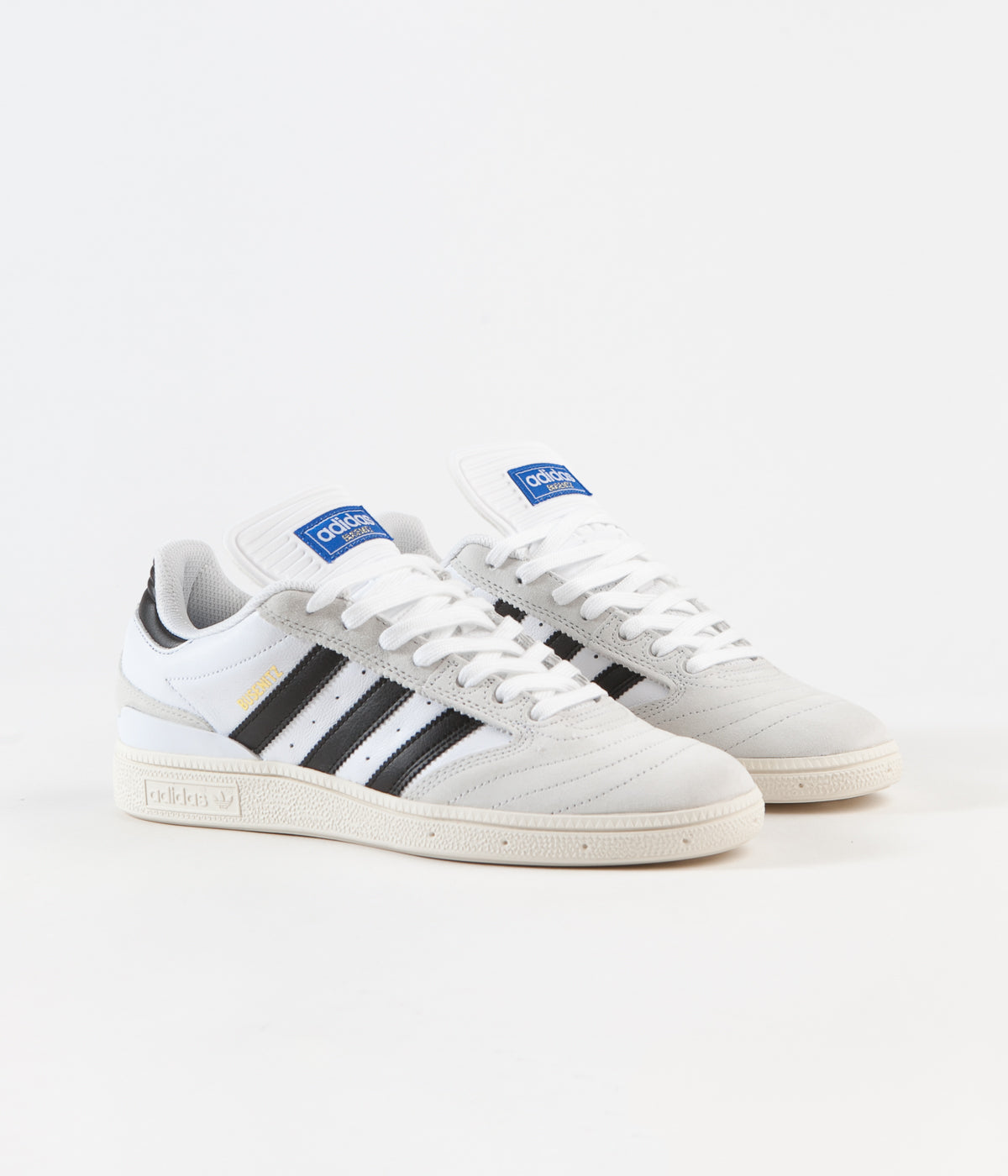 Adidas busenitz vulc crystal white & black clearance shoes