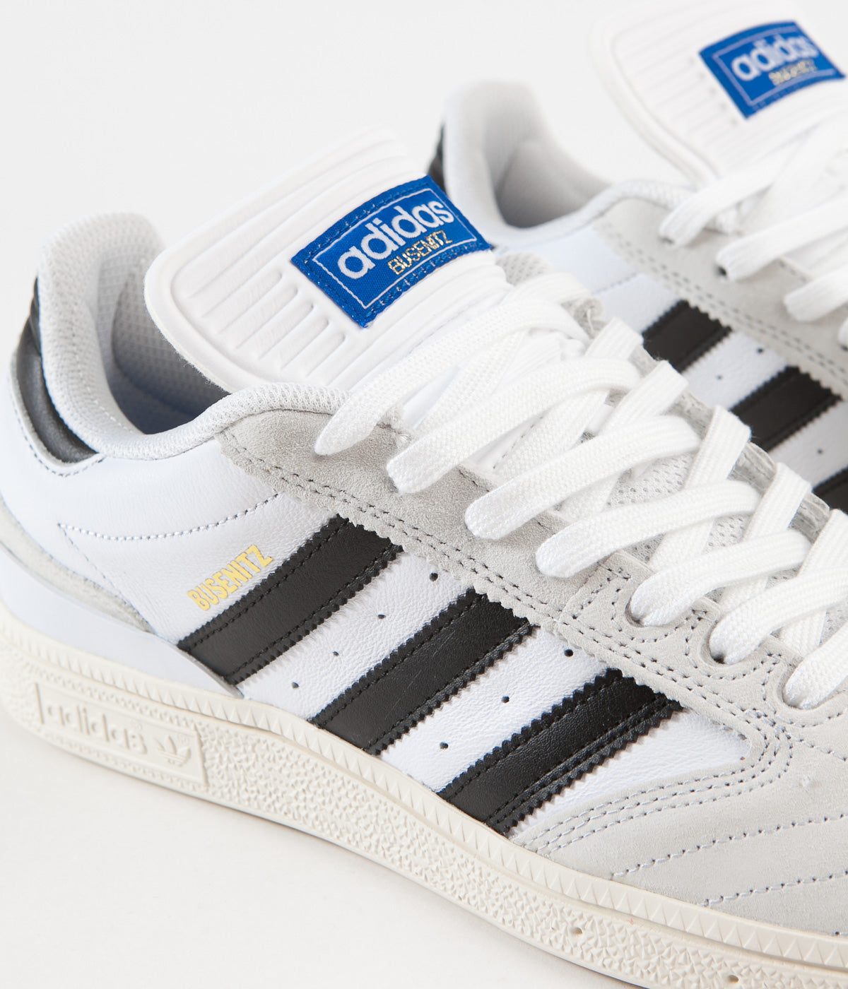 Adidas busenitz vulc crystal white & black clearance shoes