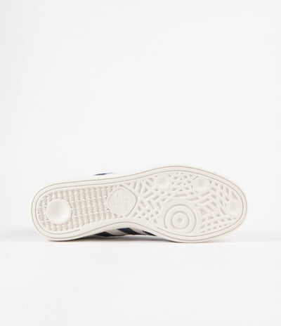 Adidas Busenitz Vintage Shoes - Crystal White / Legacy Blue / Chalk White