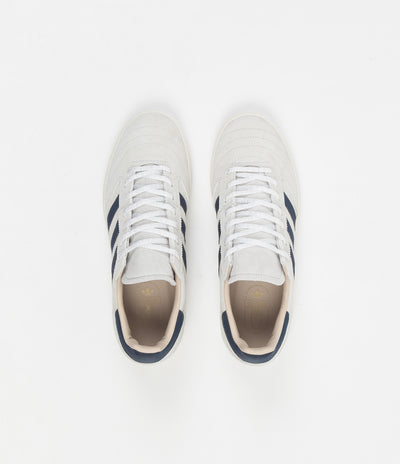 Adidas Busenitz Vintage Shoes - Crystal White / Legacy Blue / Chalk White