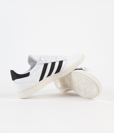 Adidas Busenitz Vintage Shoes in FTWR White and Core Black / Chalk White